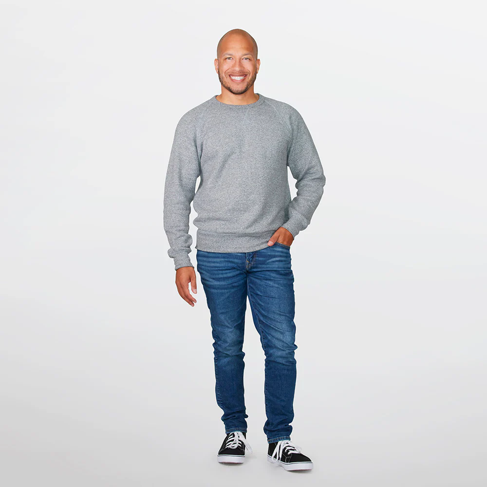 Men's Heritage Fleece Crew Neck Sweater - Image 3