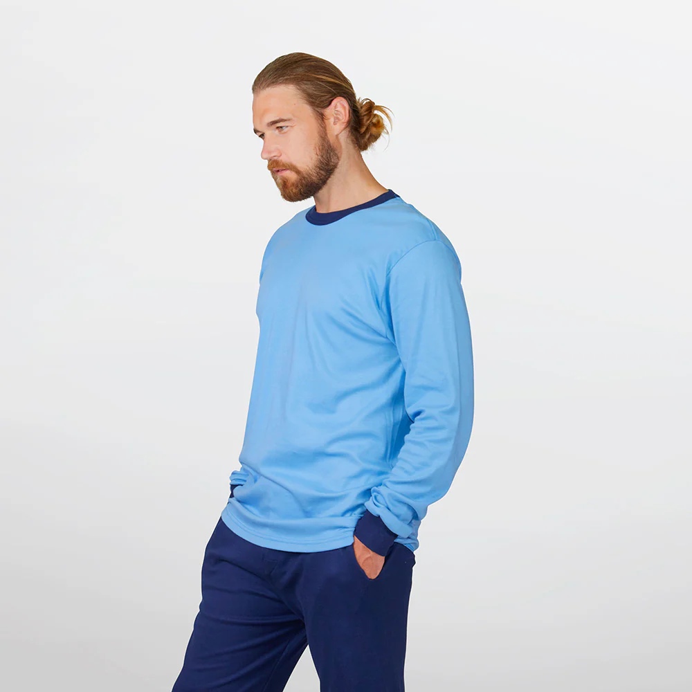 Men's 2 Piece Polo Pyjamas - Image 3