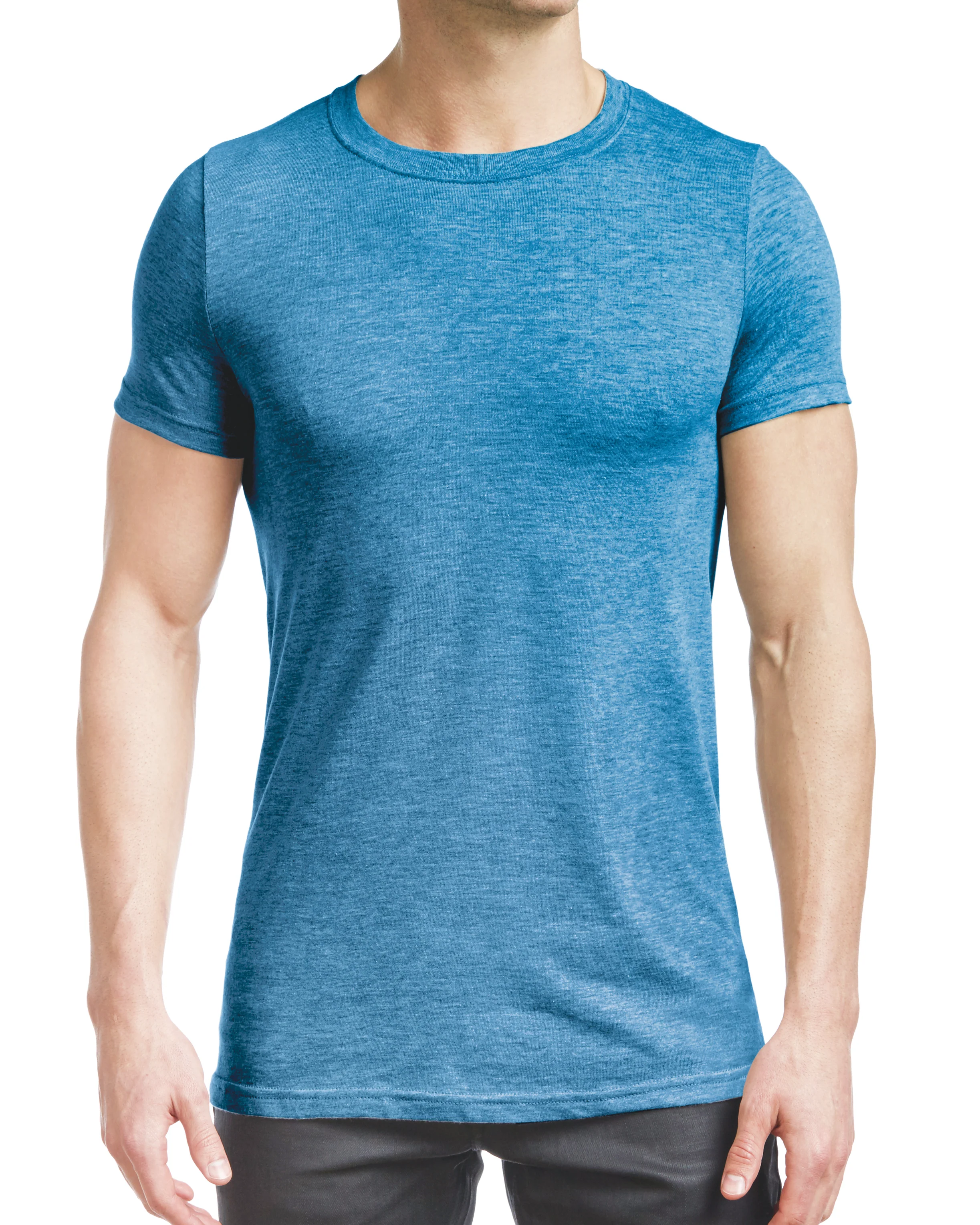Men's Basic Short Sleeve Crew T-Shirt - Image 14
