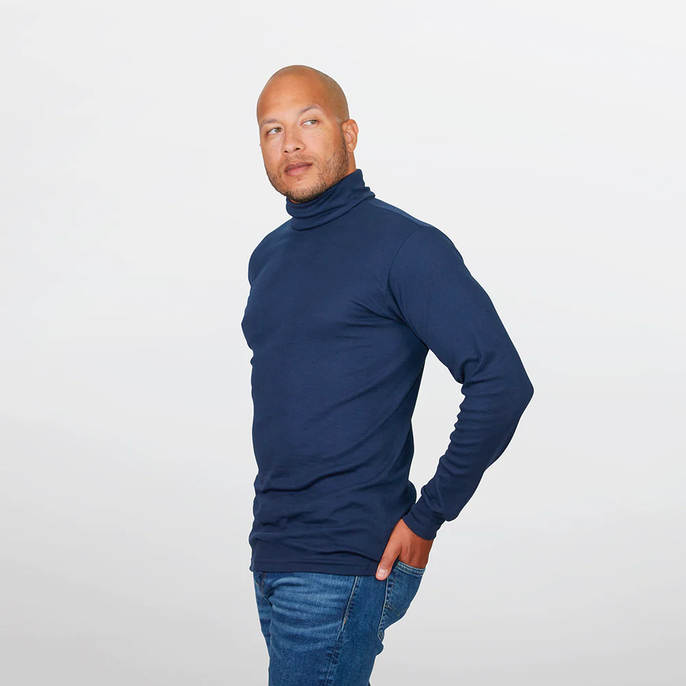 Men's Rib Turtleneck - Image 3