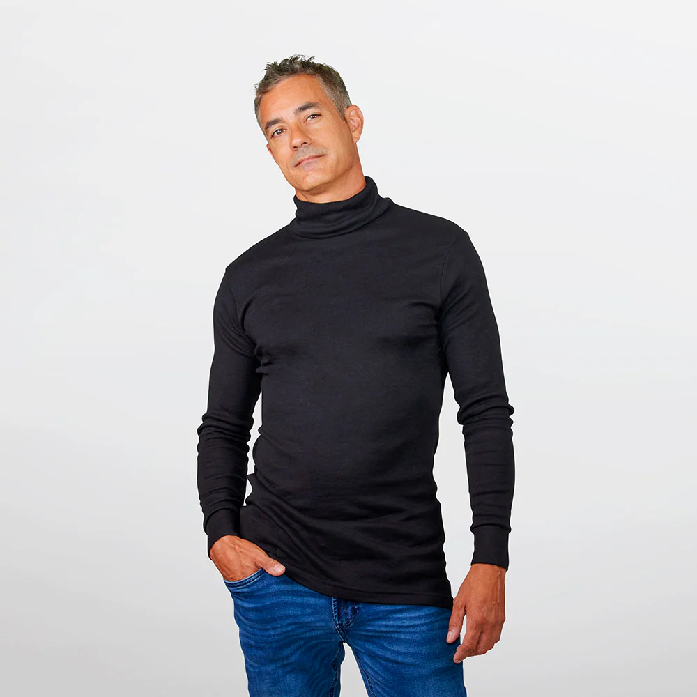 Men's Rib Turtleneck - Image 4