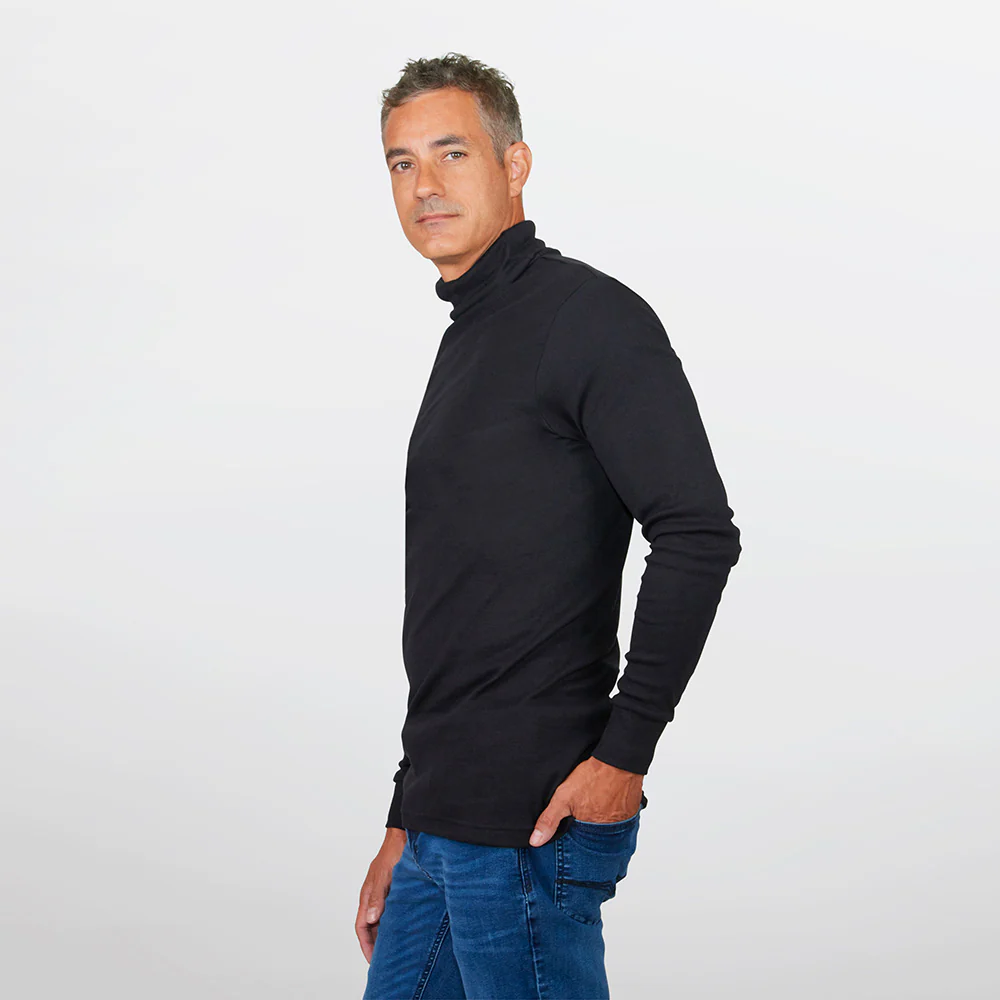 Men's Rib Turtleneck - Image 6