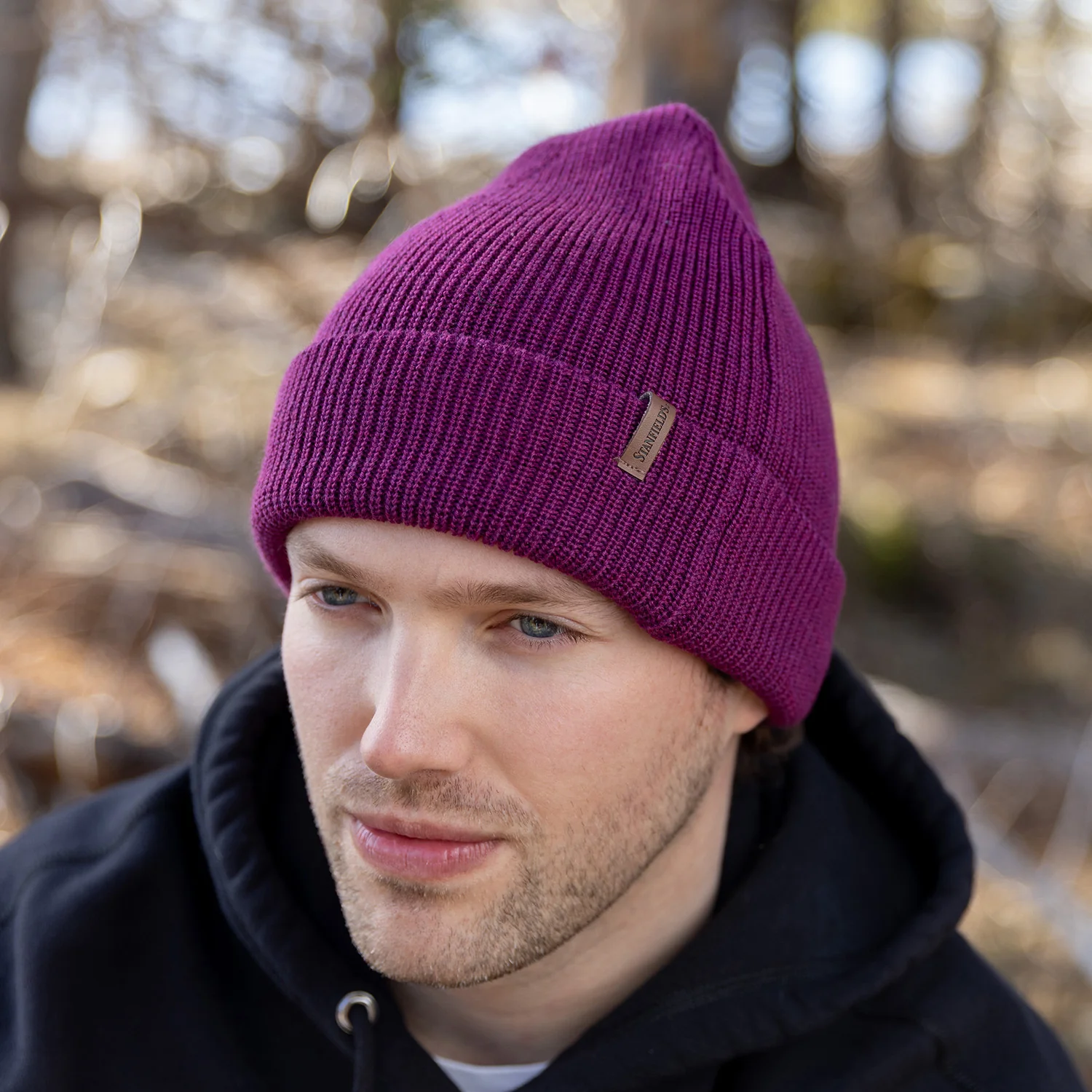 Merino Wool Rib Toque - Image 21