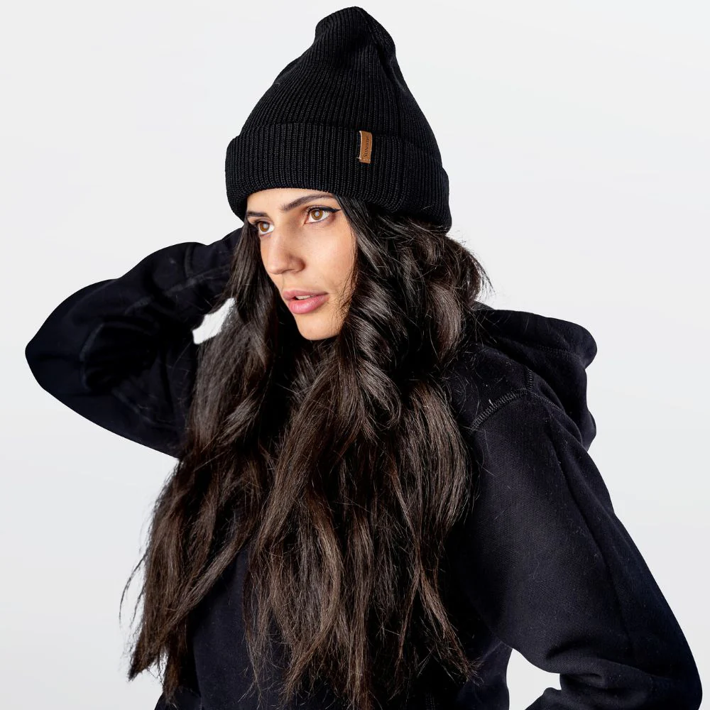 Merino Wool Rib Toque - Image 5