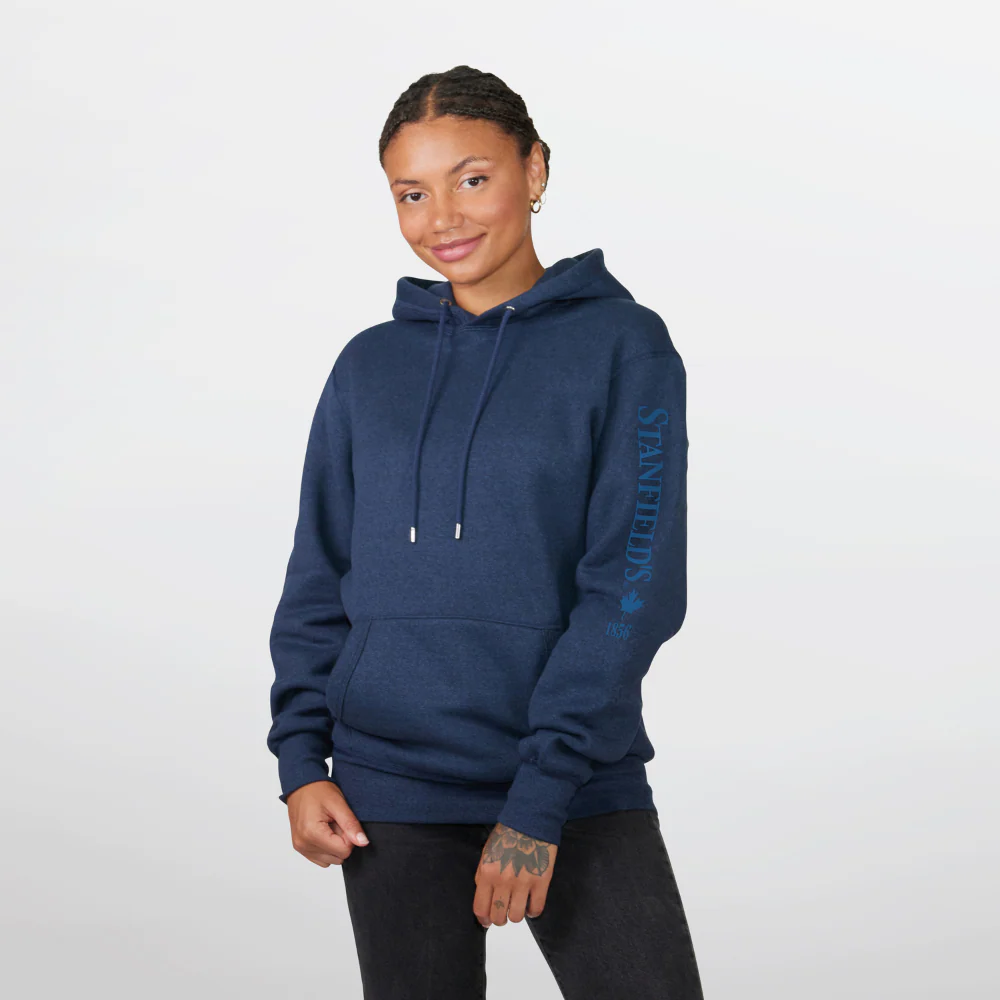 Stanfield's Logo Heritage Fleece Hoodie - Image 3