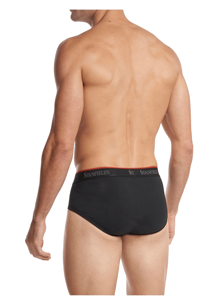 Men's Stretch Cotton Brief - 3 Pack - Image 3