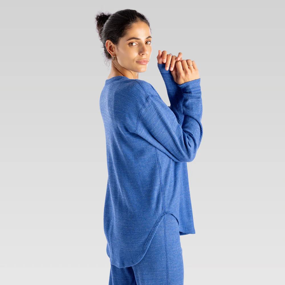 Women's 2 Piece Waffle Lounge Set (Limited Edition) - Image 3