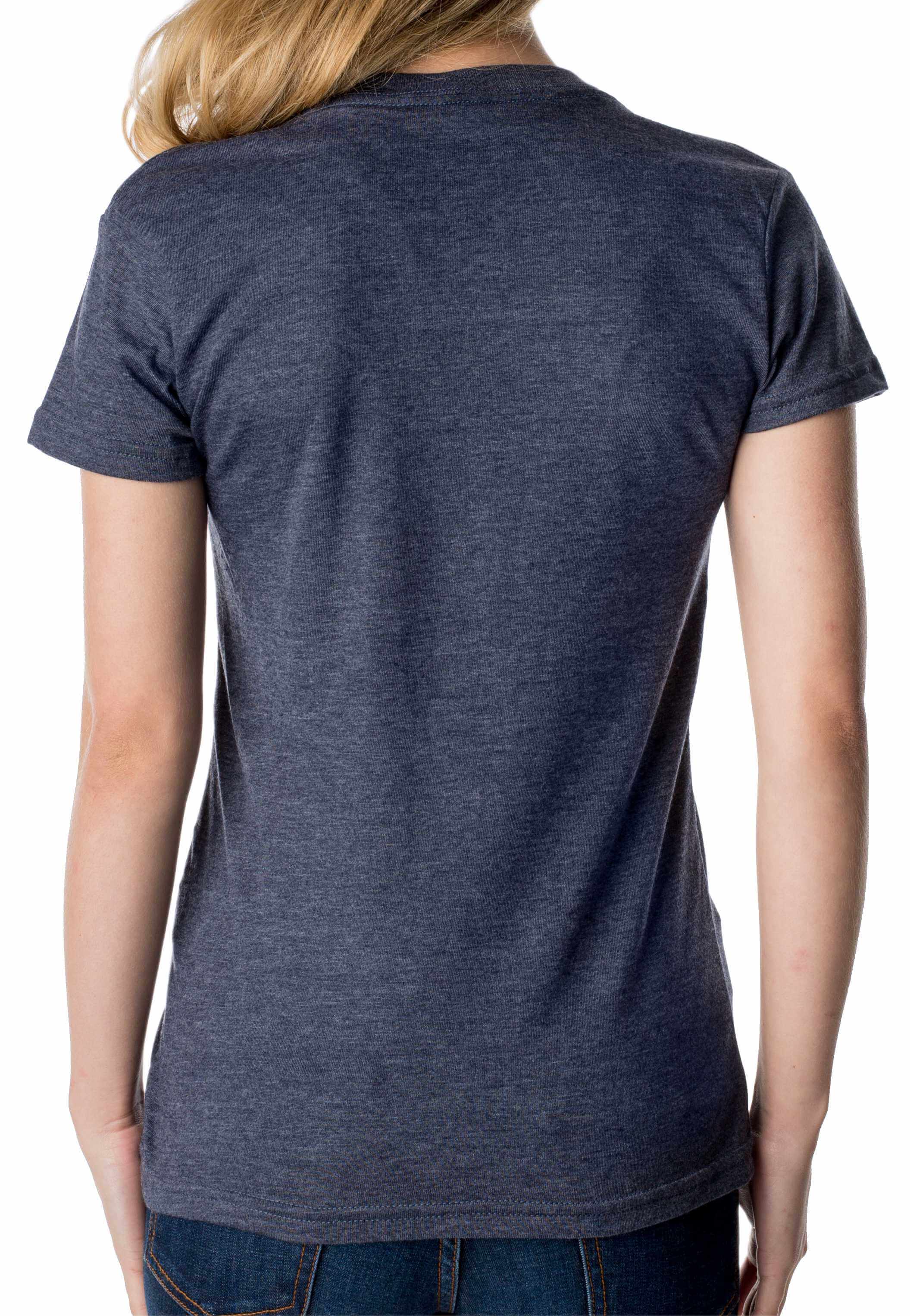 Women's Basic Short Sleeve V-Neck T-Shirt - Image 5